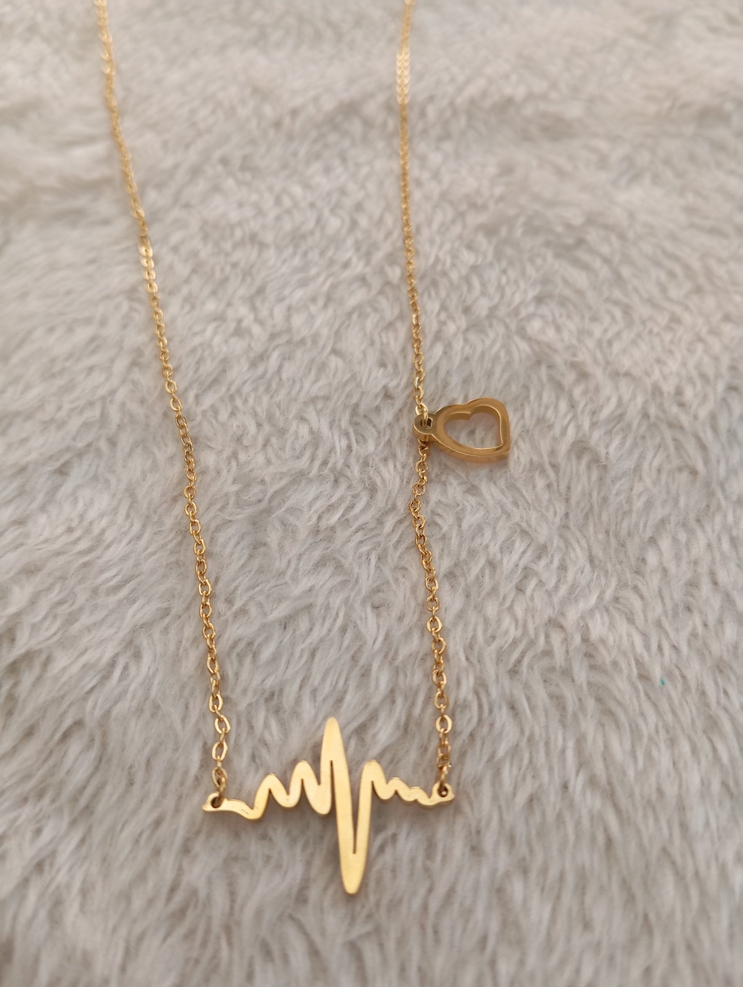 Life-Line with Heart Necklace