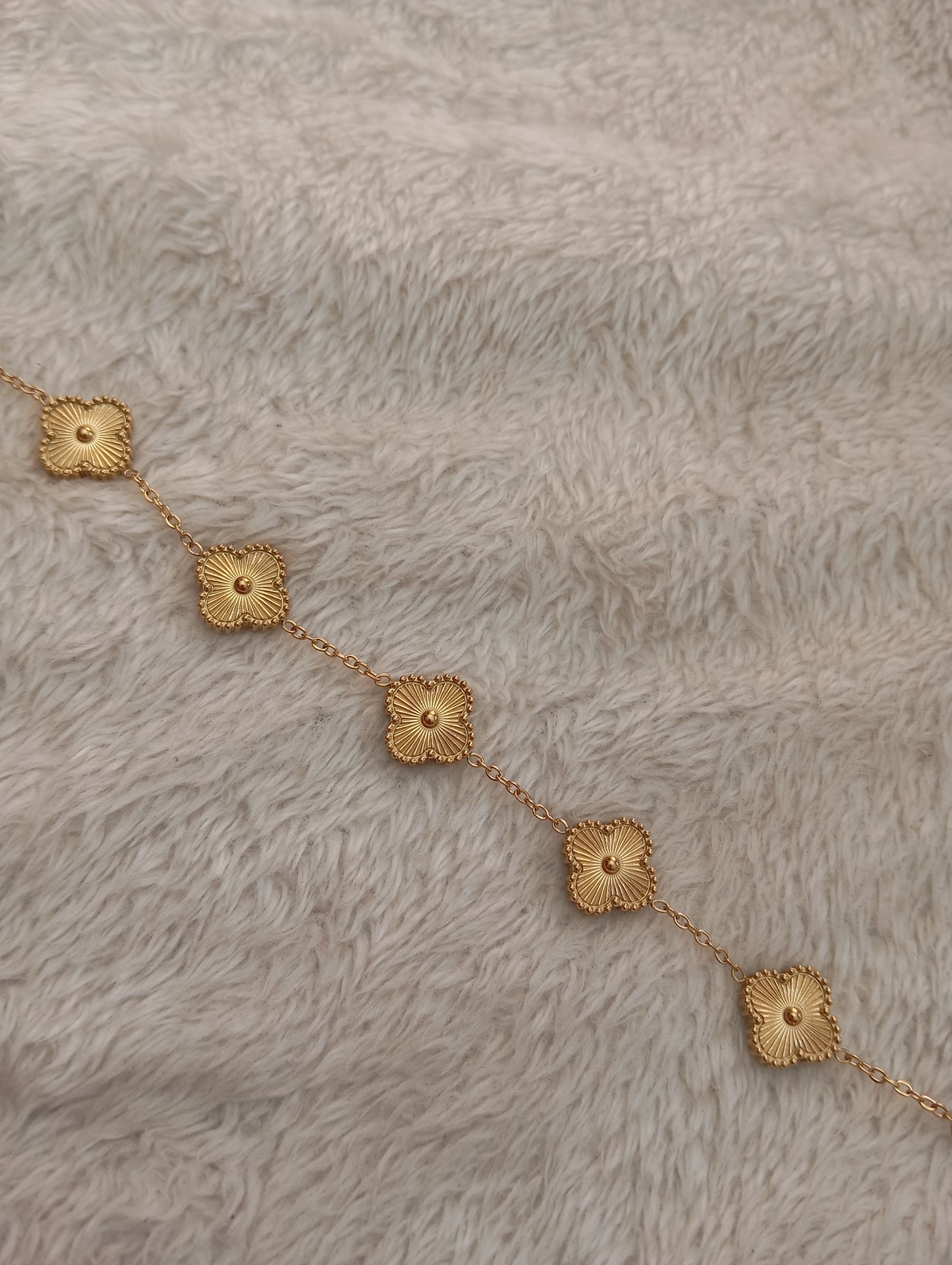 Golden Clover Bracelet