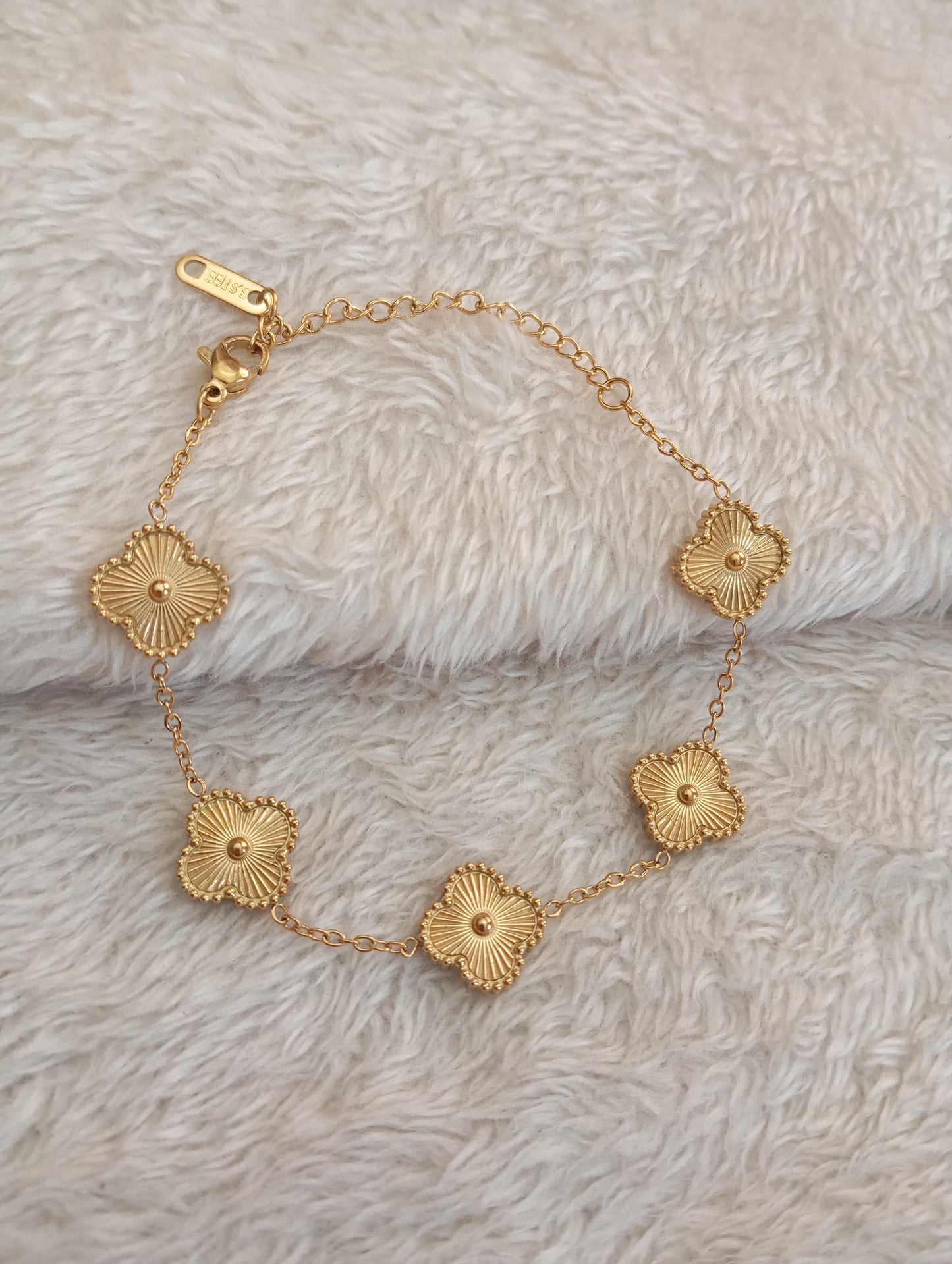 Golden Clover Bracelet