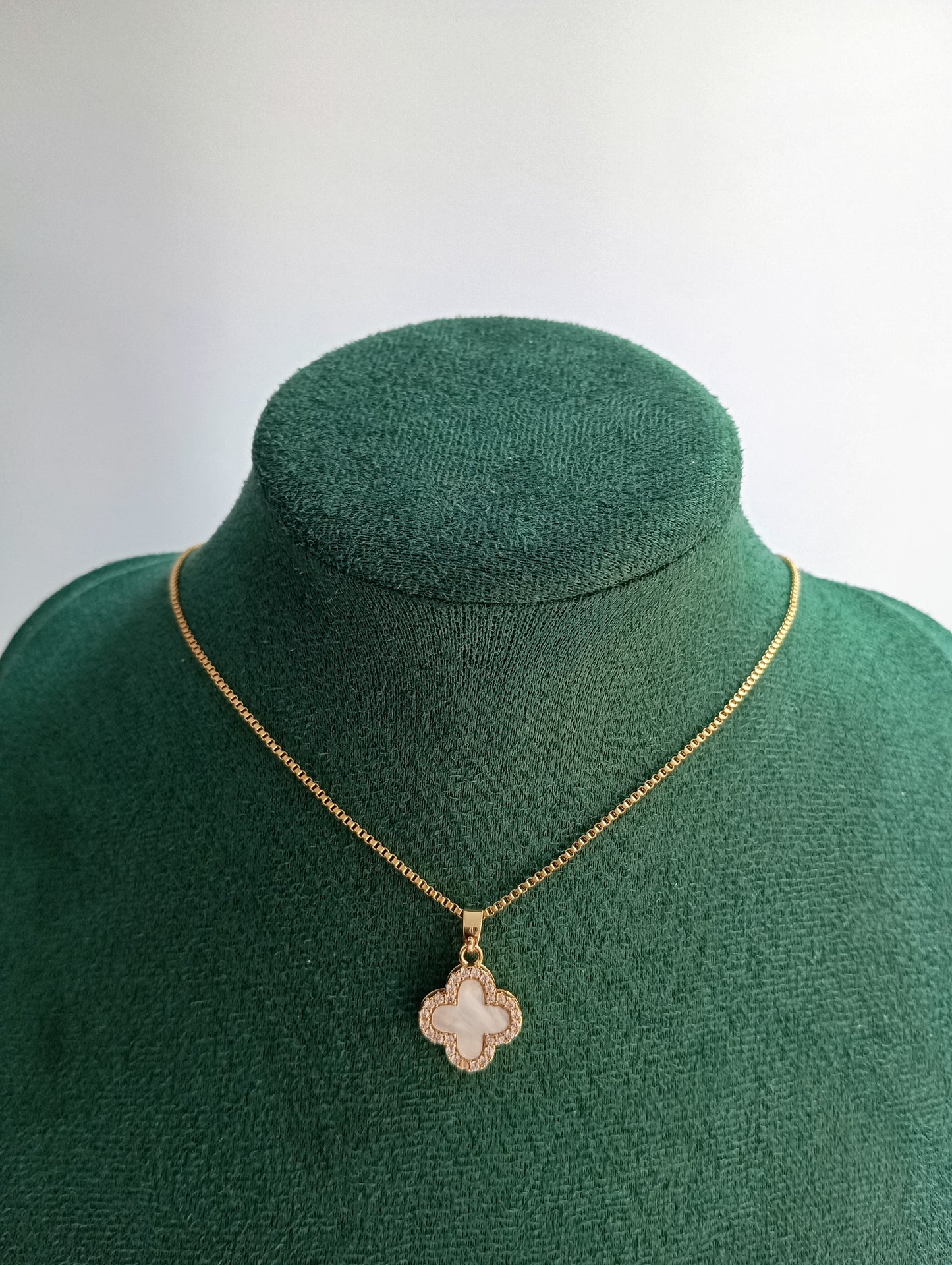 Double Sided Clover Necklace