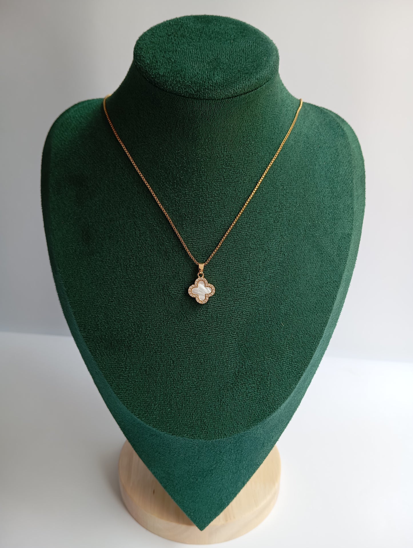 Double Sided Clover Necklace