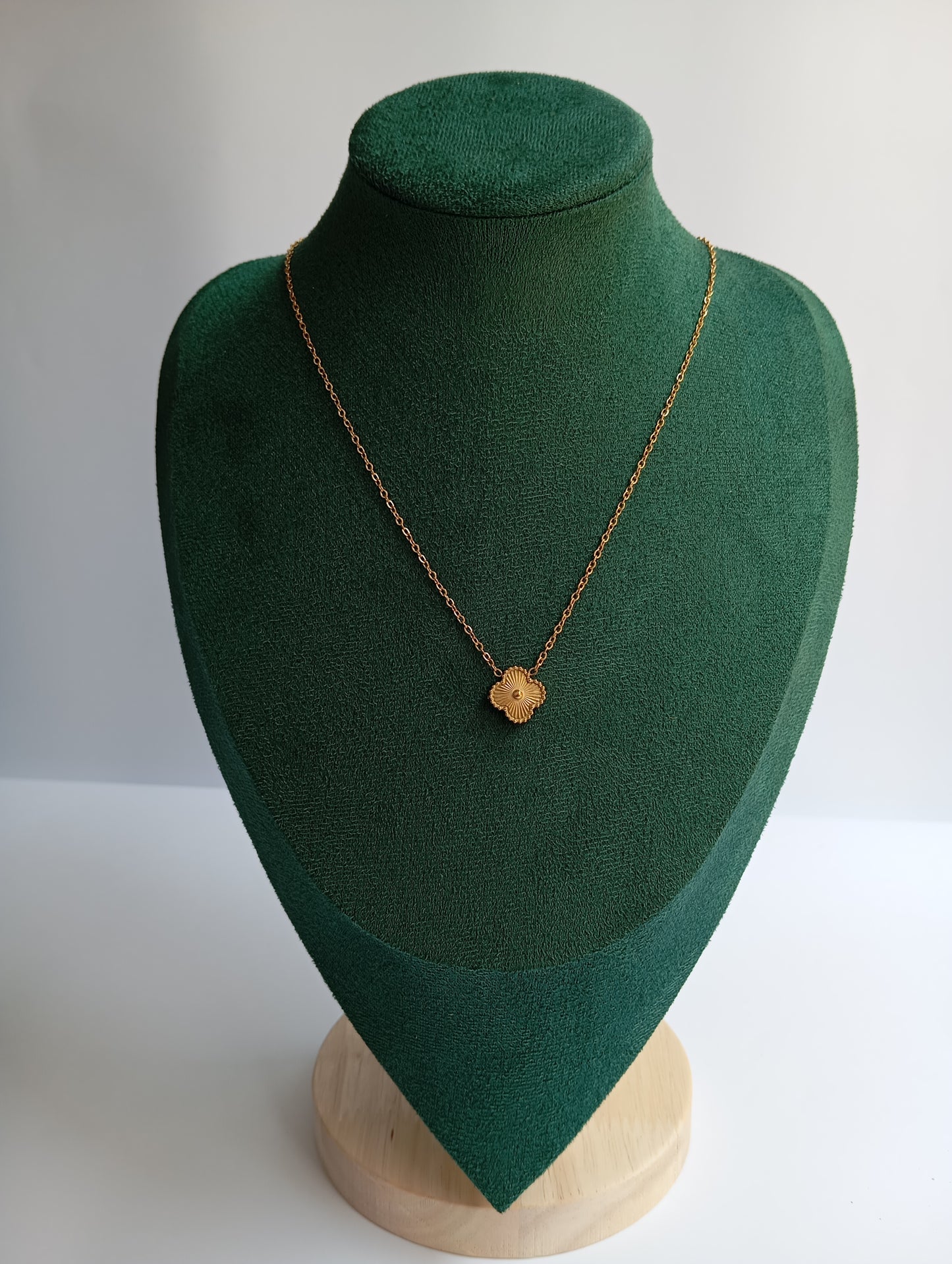 Golden Clover Necklace