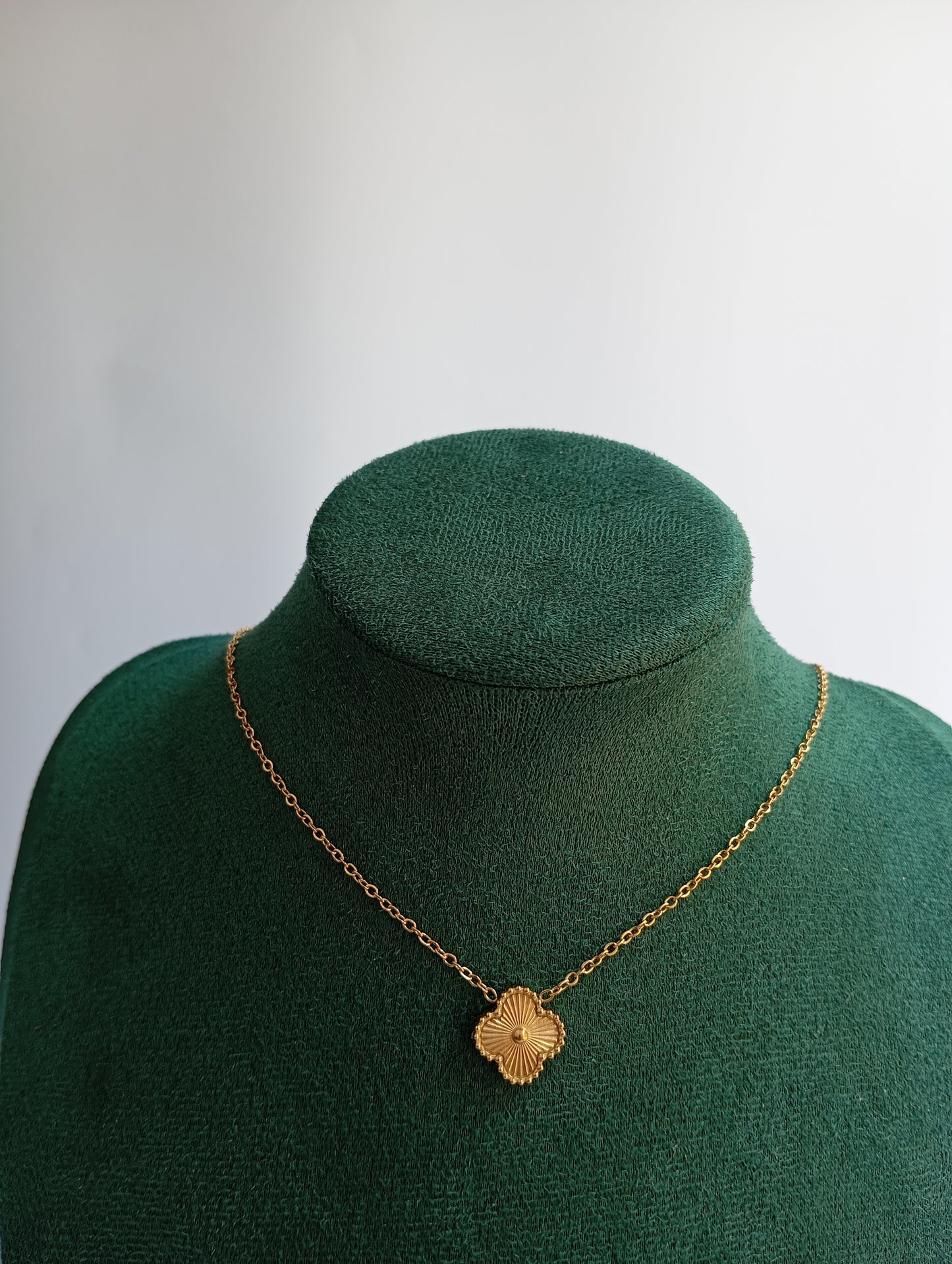 Golden Clover Necklace