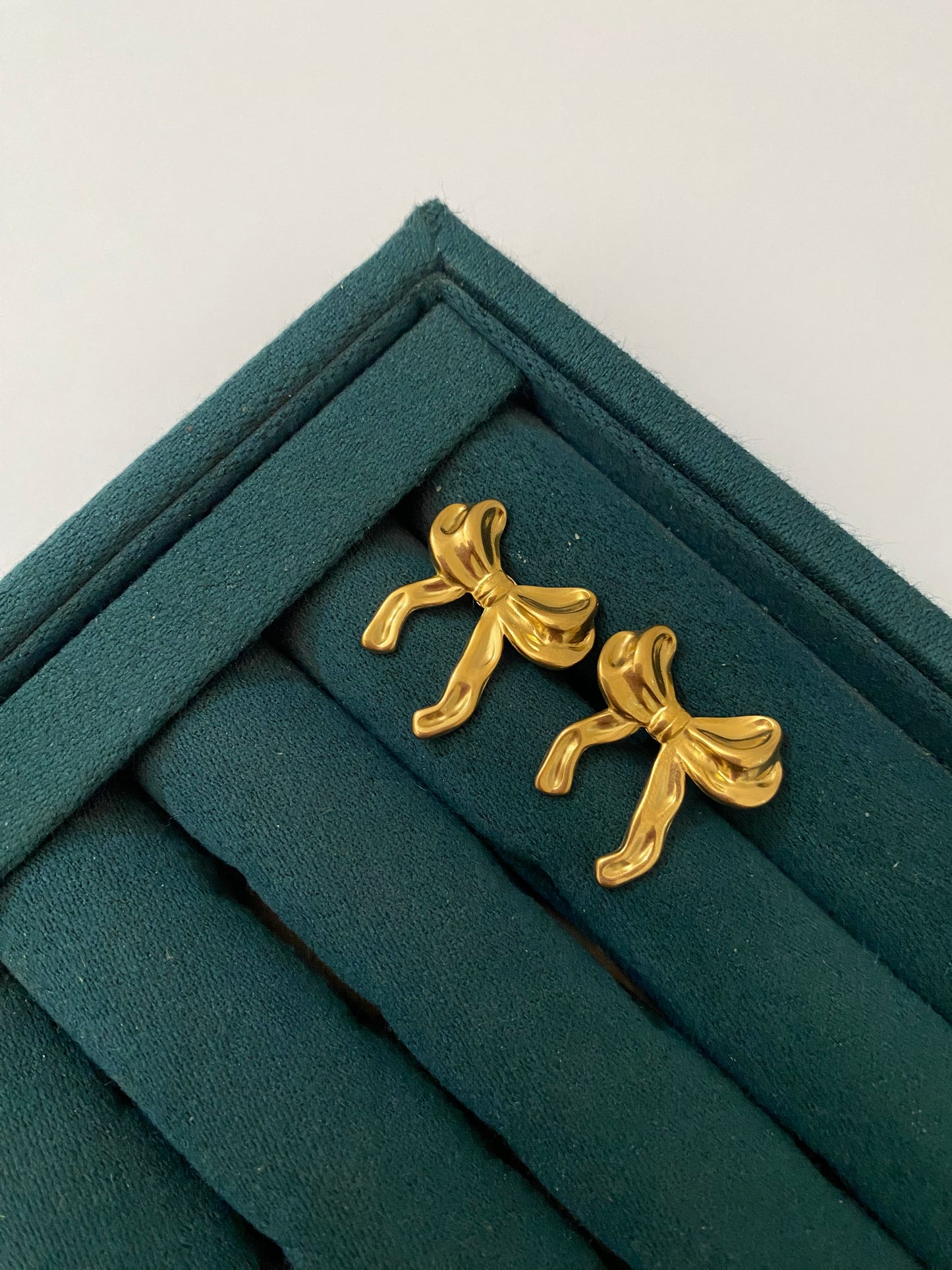 Golden Bow Earrings