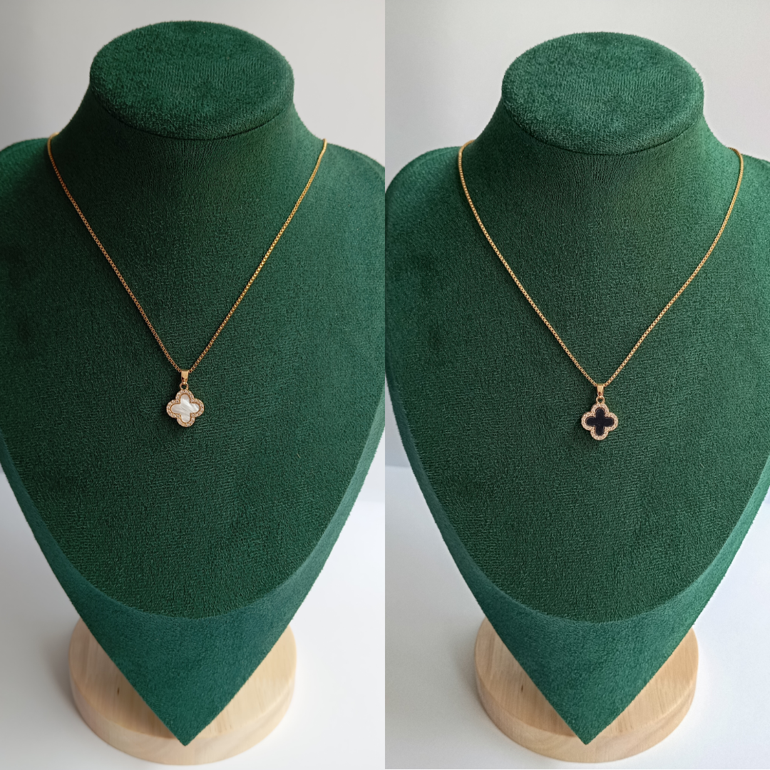 Double Sided Clover Necklace