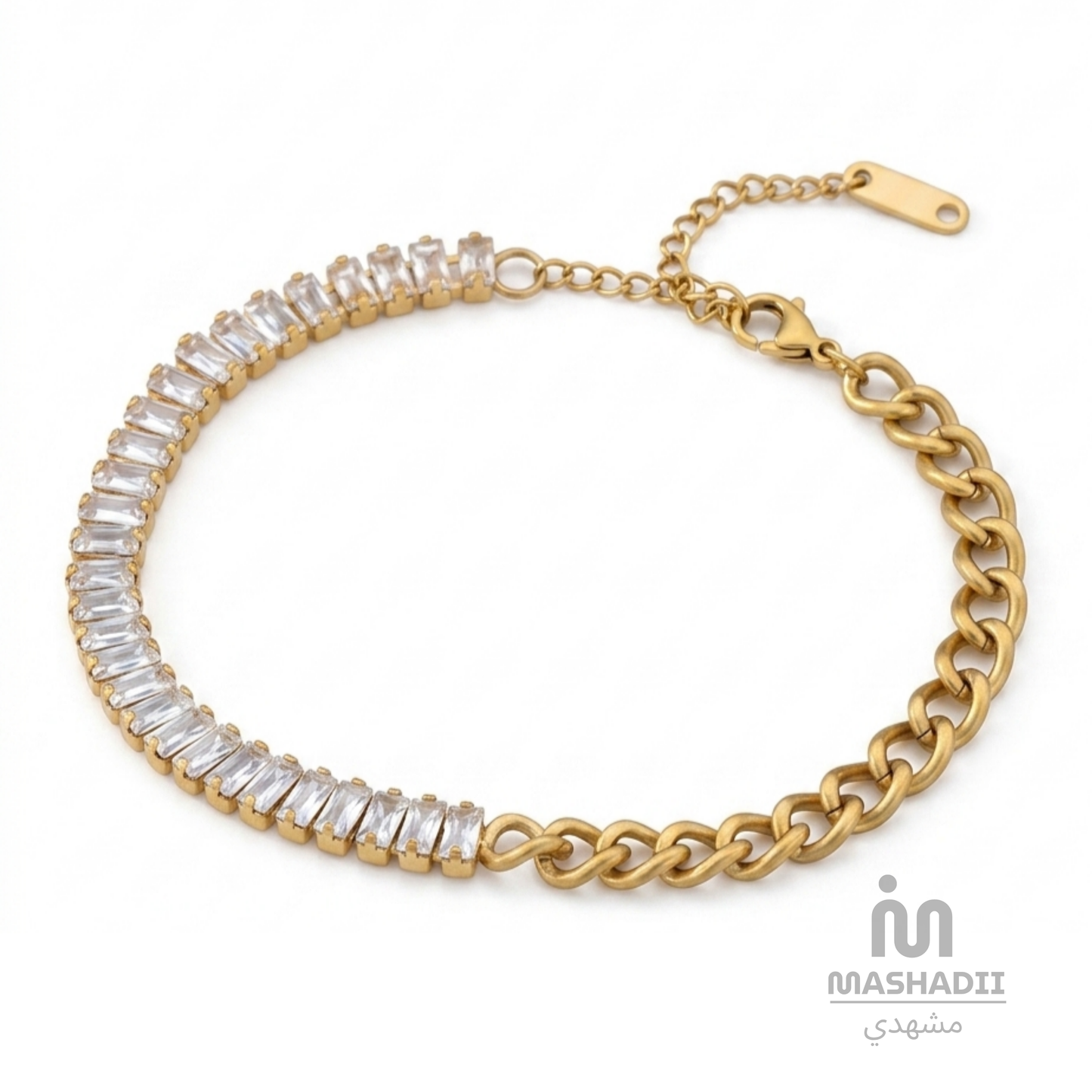 Tennis Chain with Zircon Stones Bracelet