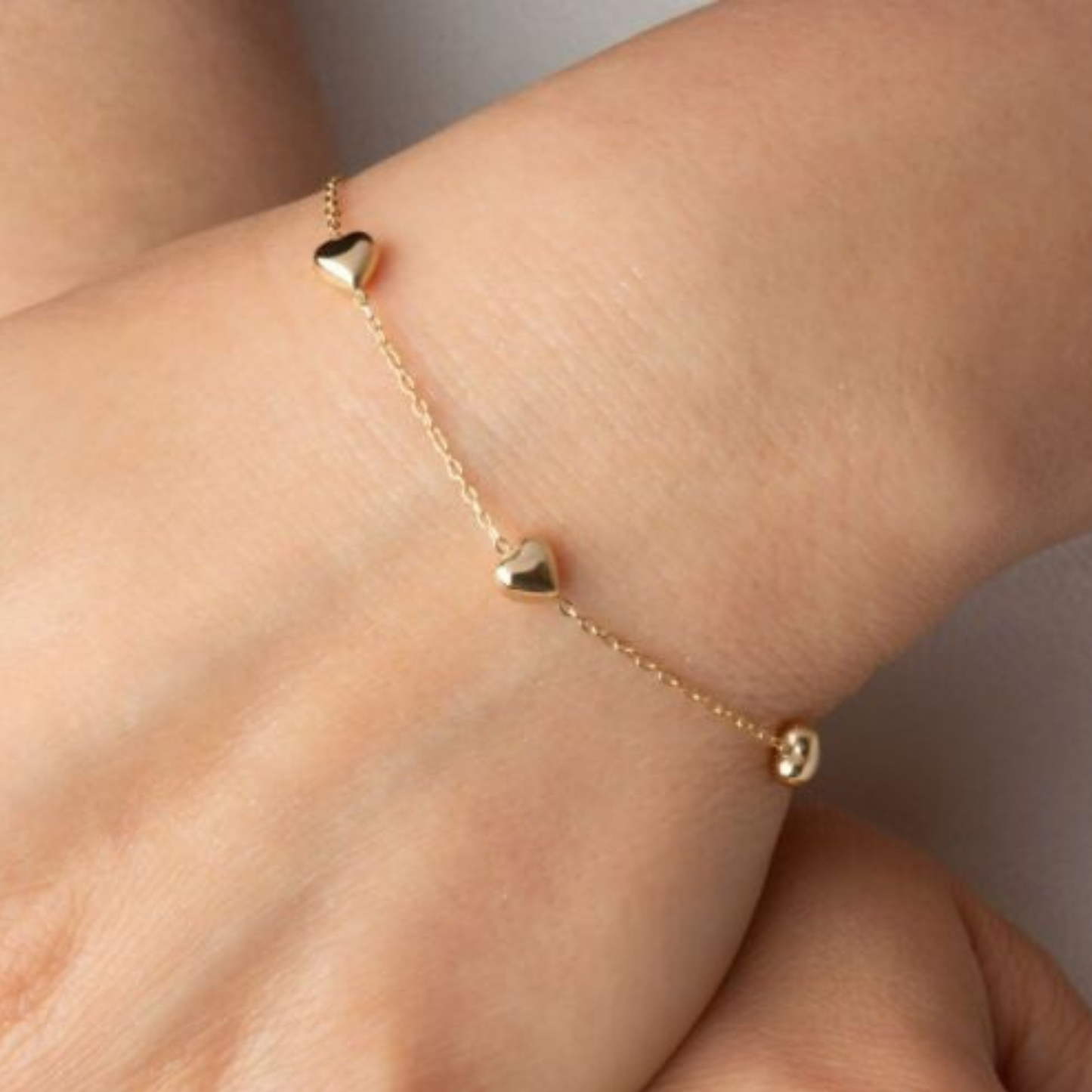 Multi Heart Charm Bracelet
