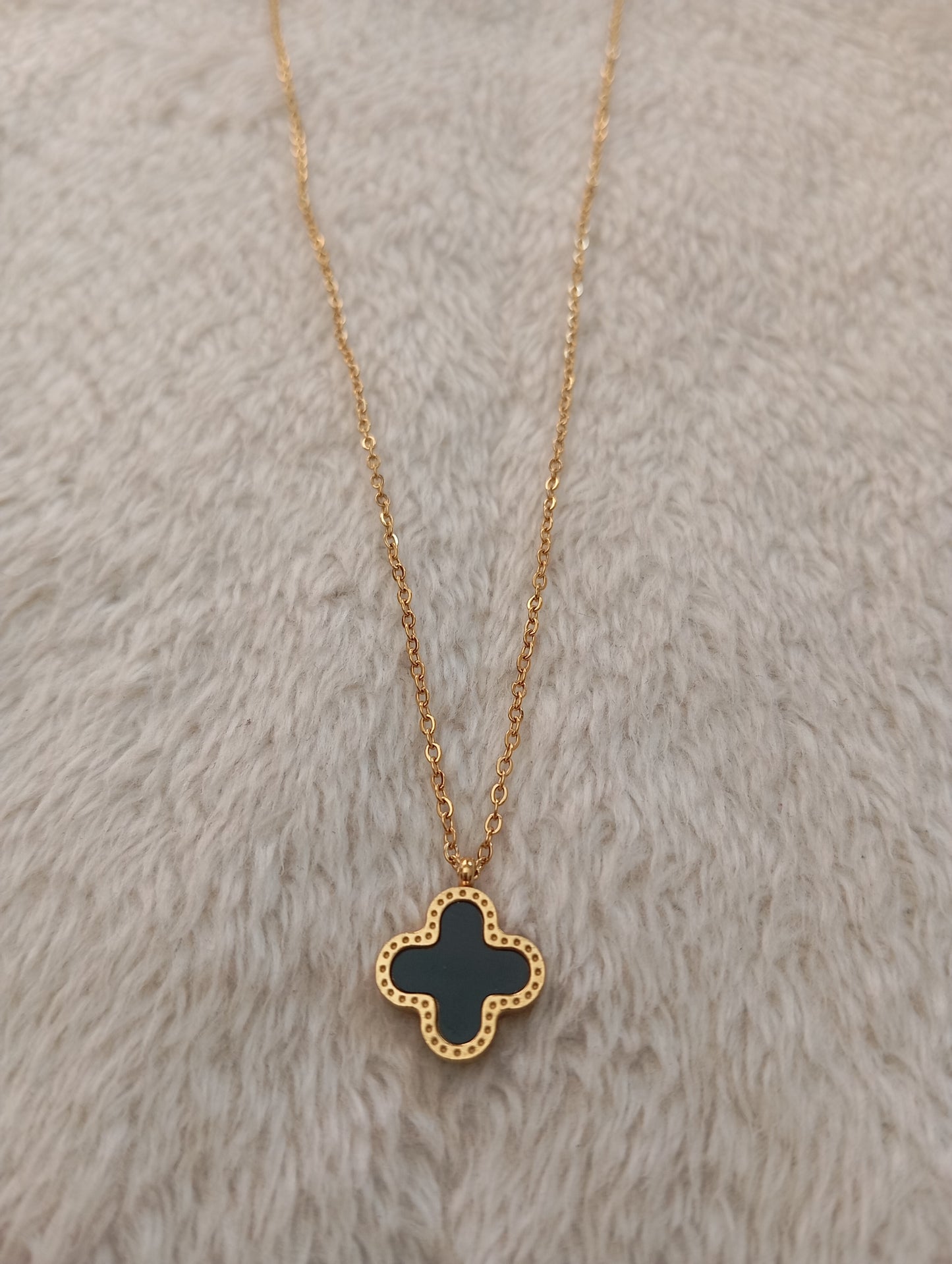 Black Clover Necklace