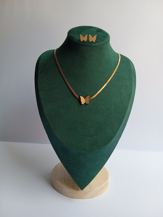Broad Chain Butterfly Set
