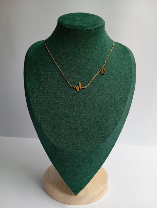 Life-Line with Heart Necklace