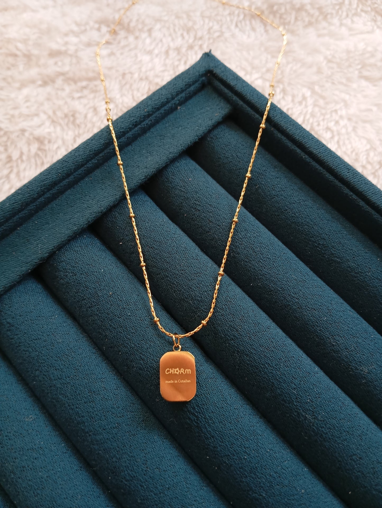 Golden Brick Necklace