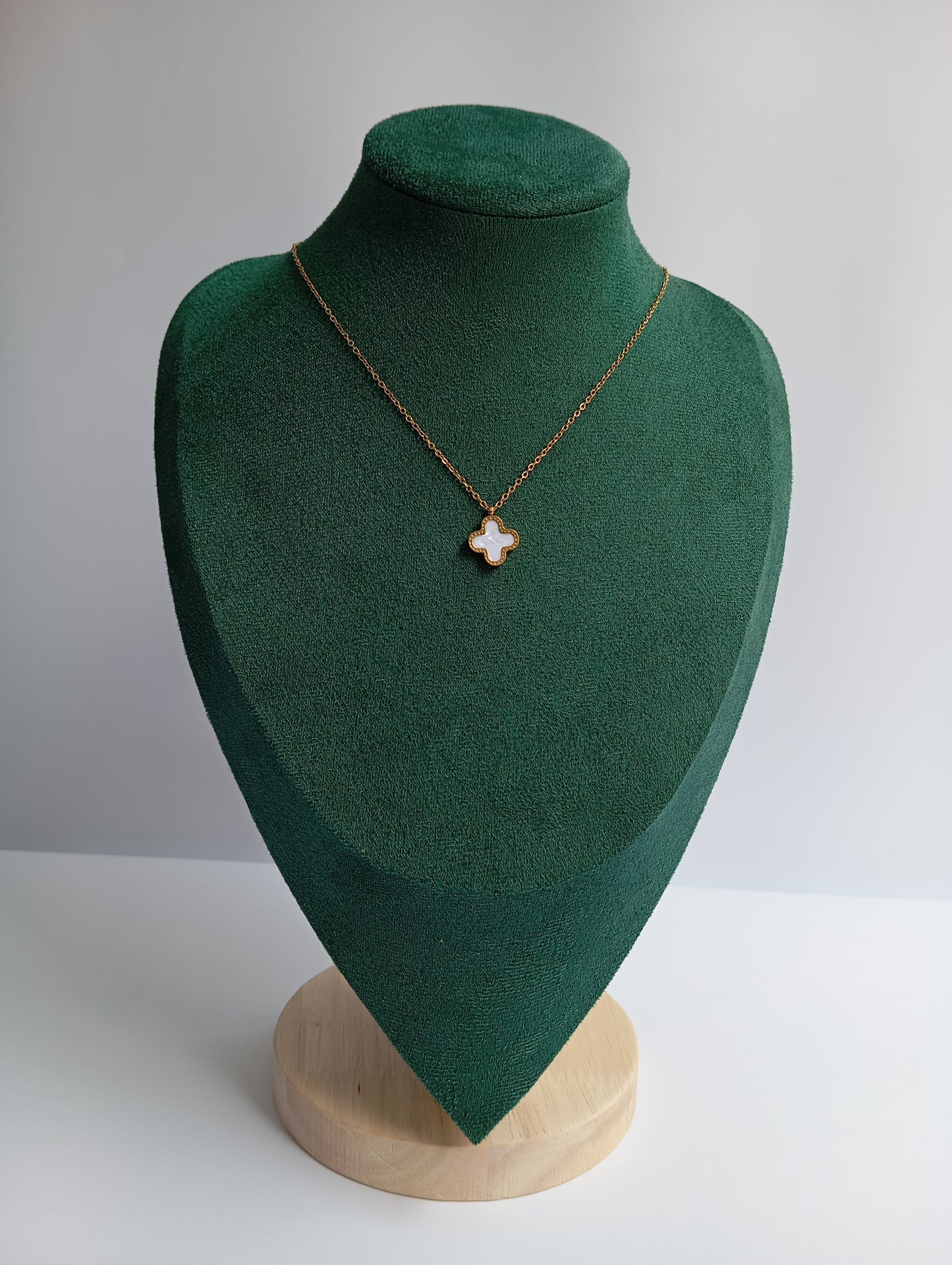 White Clover Necklace