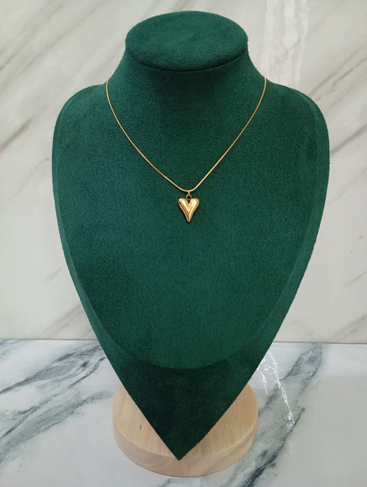 Golden Heart Necklace