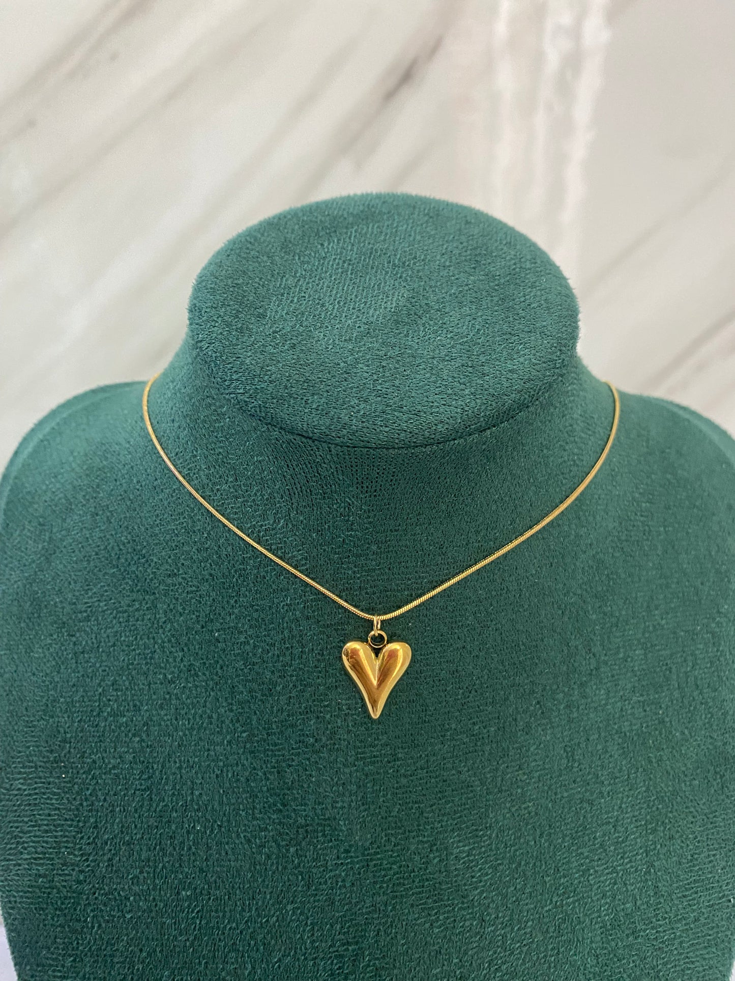 Golden Heart Necklace