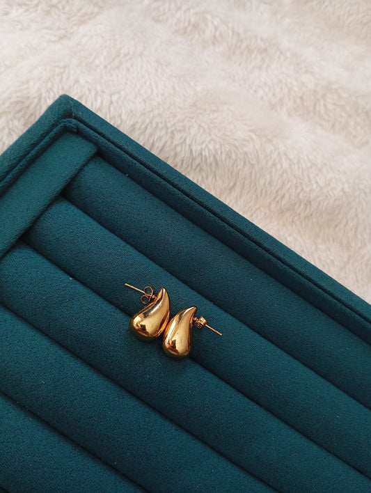 Stainless Steel Water Drop Earrings crafted from premium stainless steel with an elegant teardrop design. Waterproof, tarnish-free earrings for women, perfect for daily wear, office wear, parties, weddings, gifting, and special occasions.