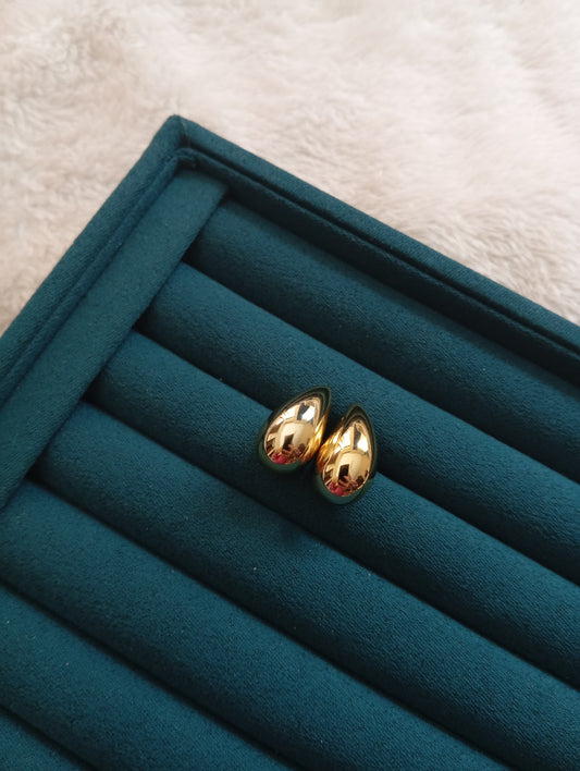 Waterdrop Earrings crafted from premium stainless steel with a sleek teardrop design. Waterproof, tarnish-free earrings for women, perfect for daily wear, office wear, parties, weddings, gifting, and special occasions.