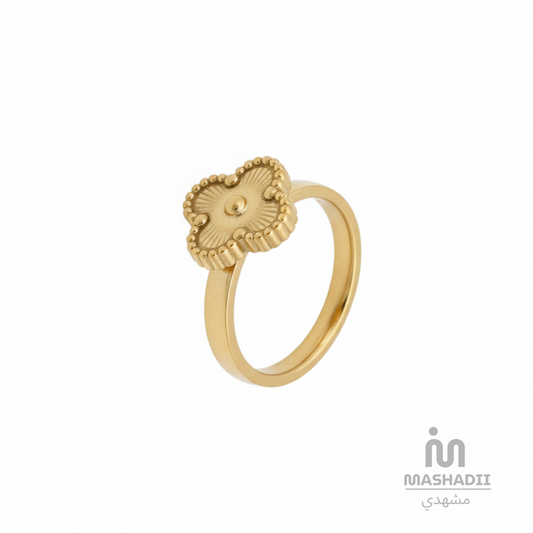 Golden Clover Ring