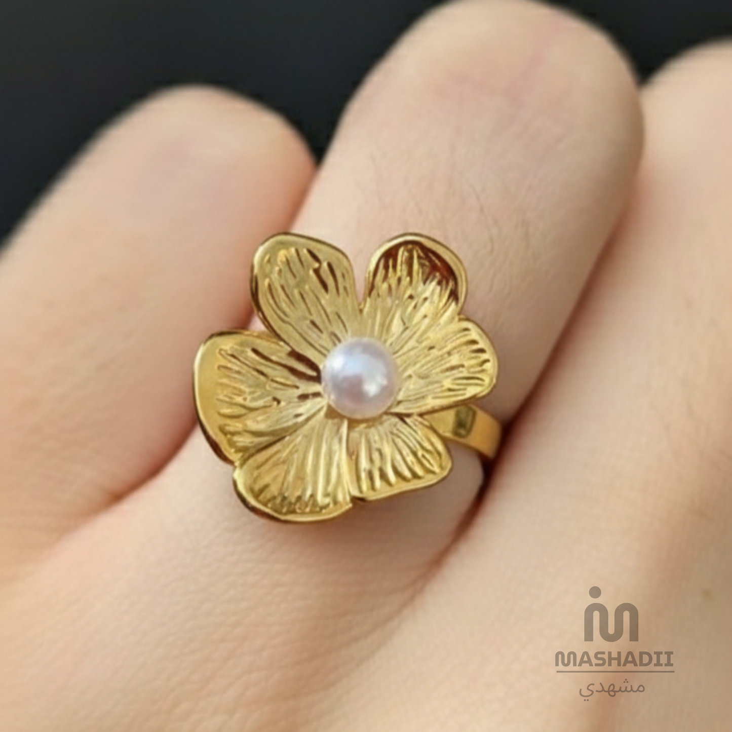 Flower Adjustable Ring