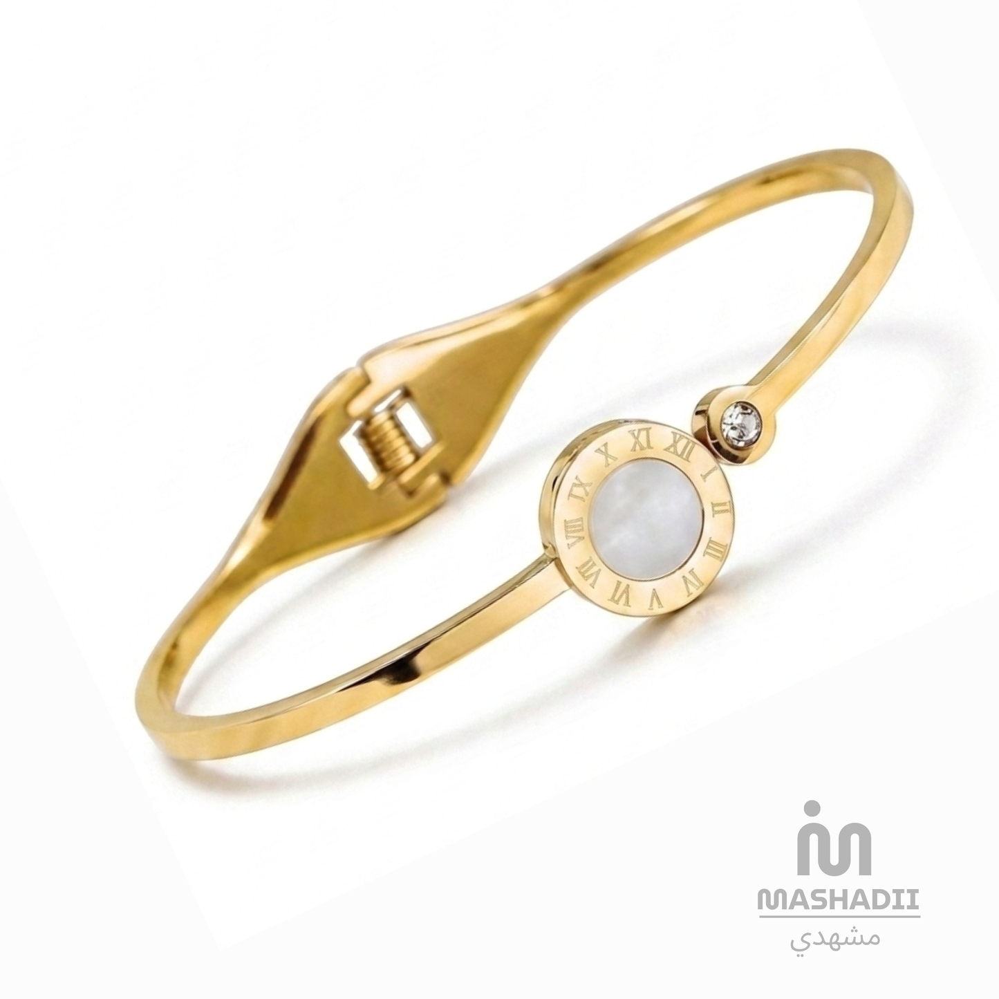Roman White Stone Handcuff