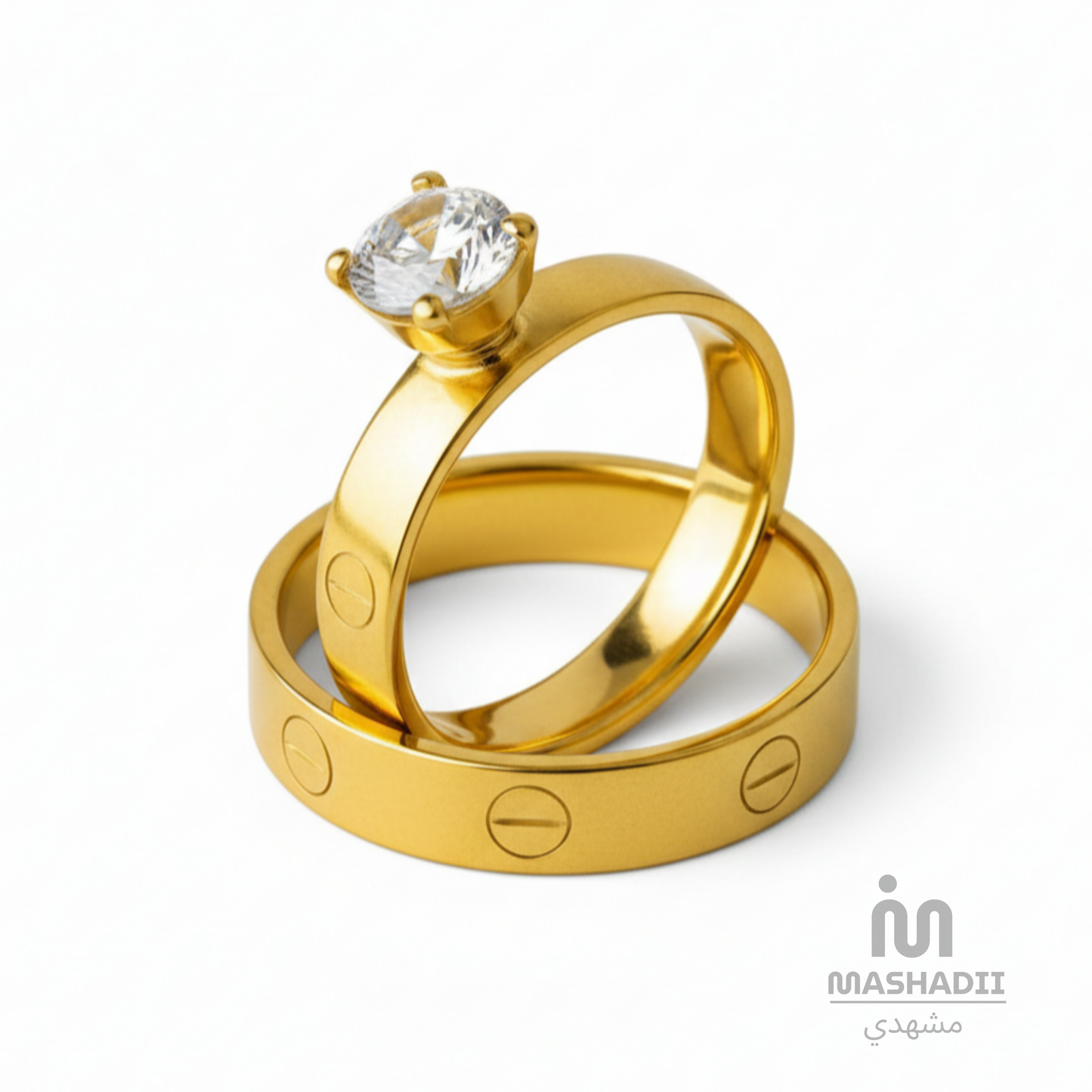 Stone Pair Ring