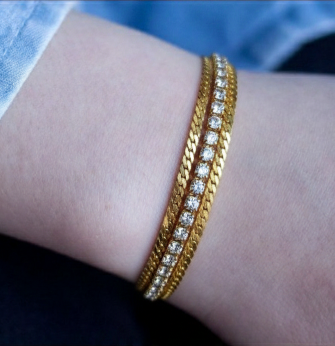 Trio Zircon Bracelet