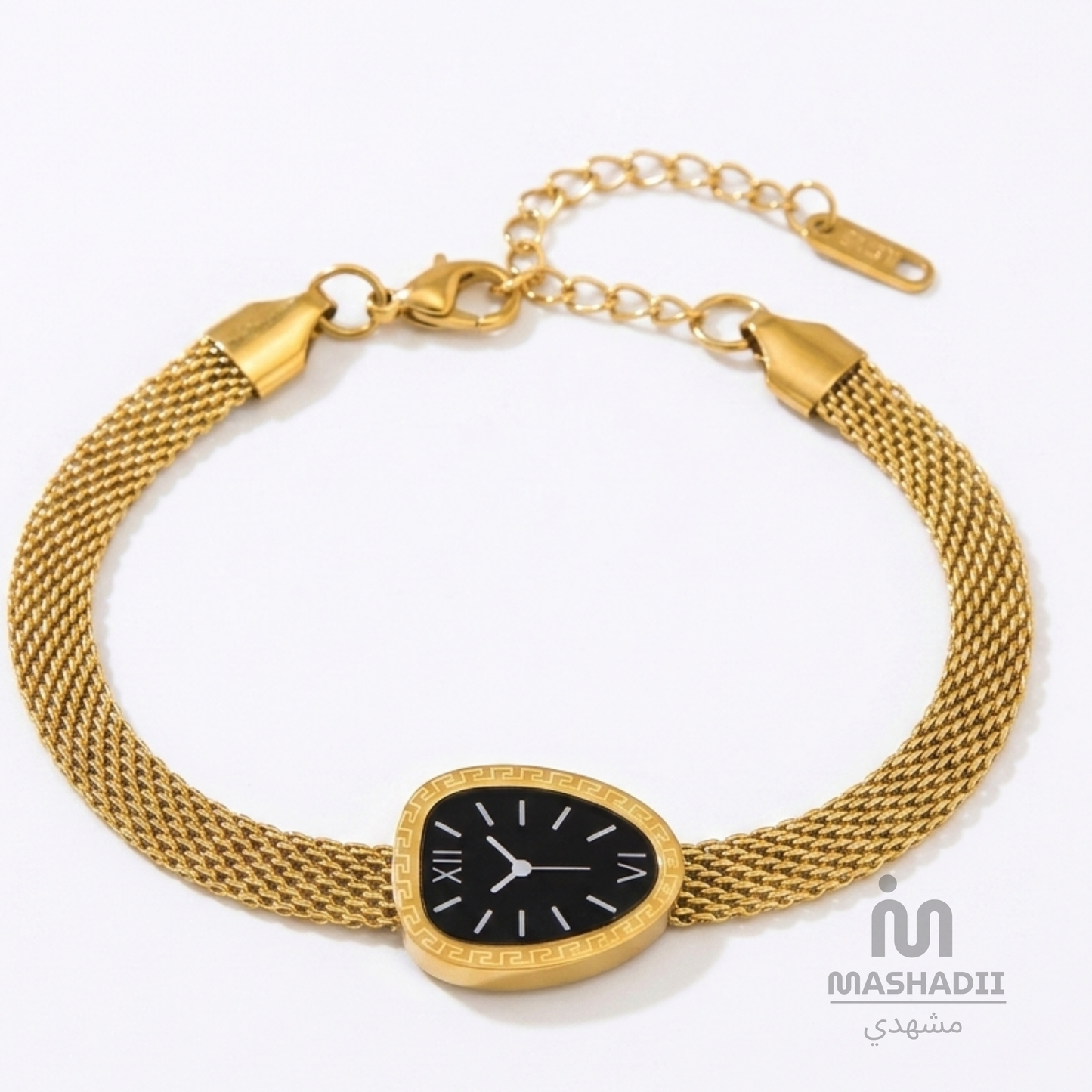 Tear Drop Fake Watch Bracelet